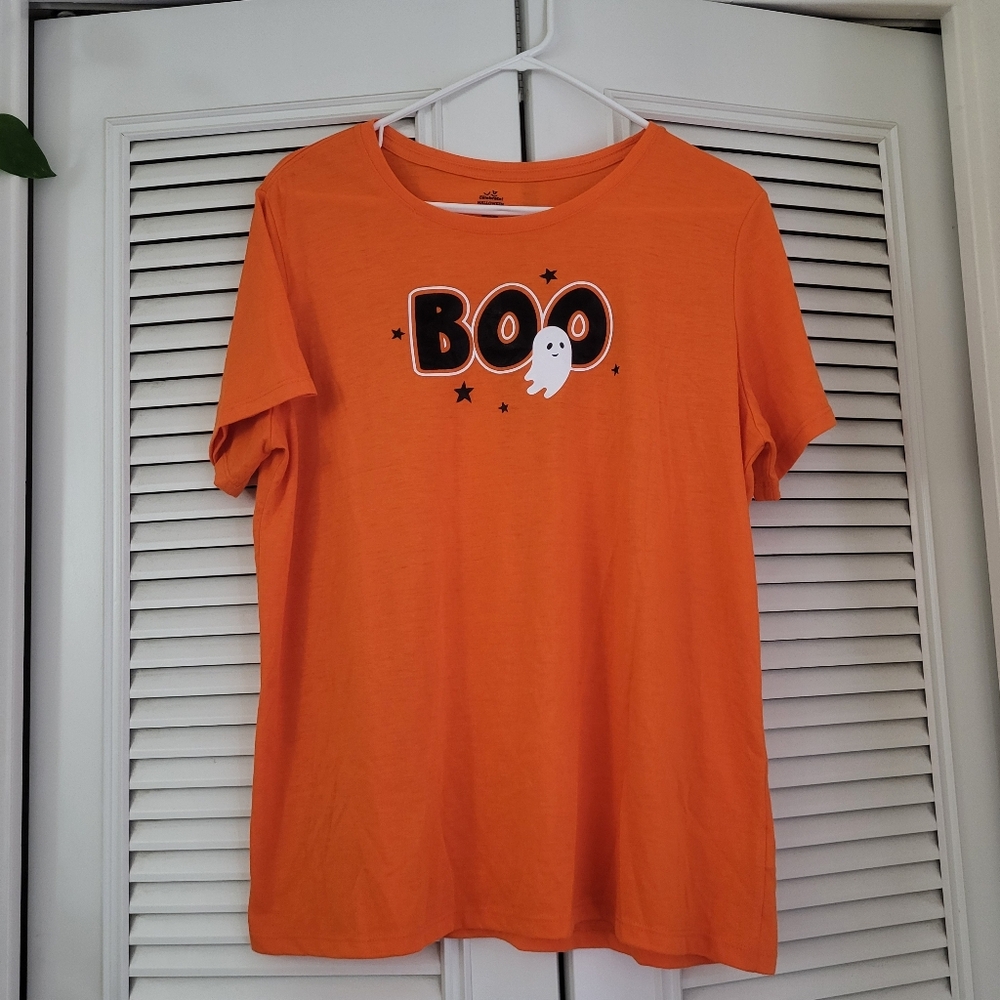 Celebrate Halloween - Orange 'Boo' T-Shirt